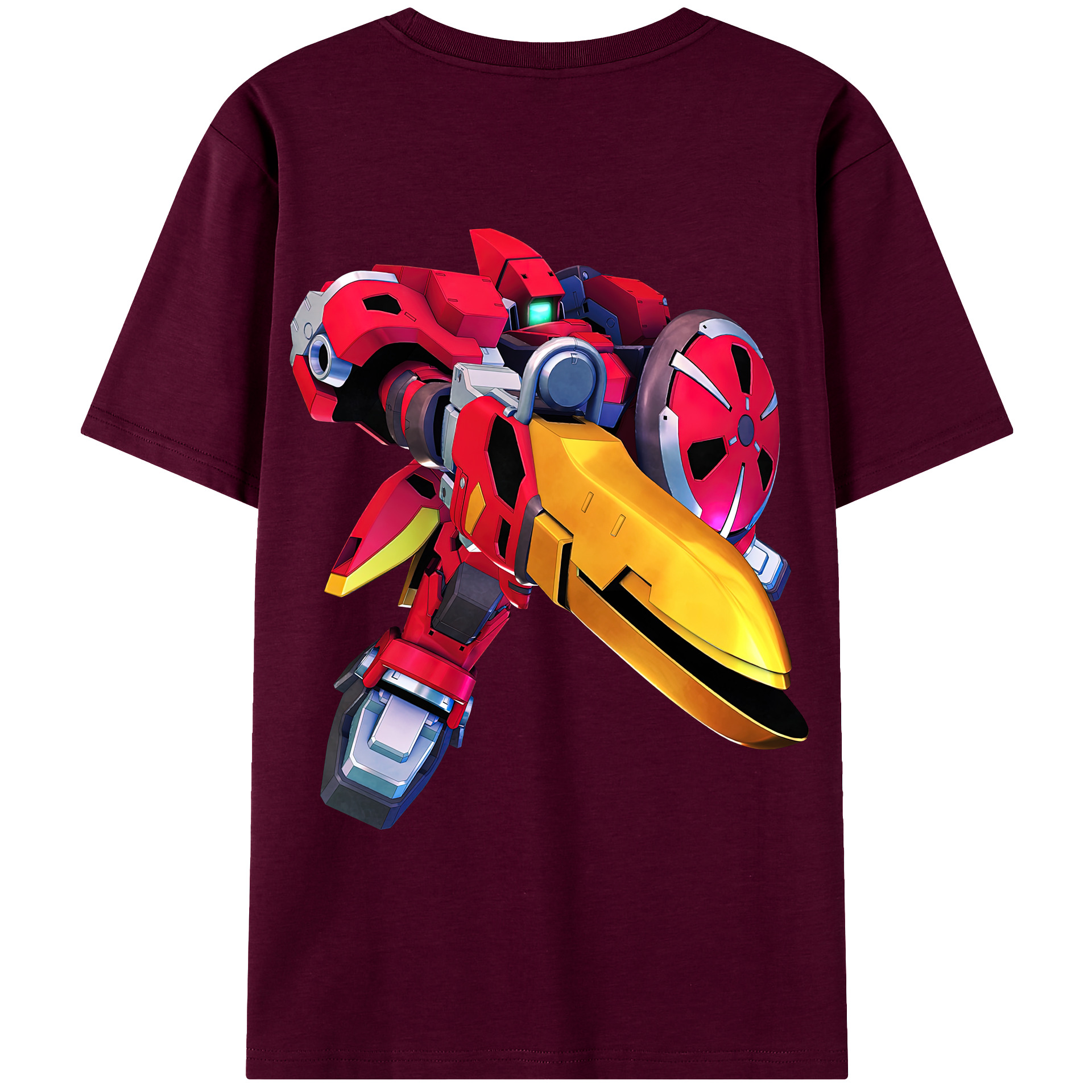 （画像用） 機動戦士ガンダム Mobile Suit Gundam レディース半袖Tシャツ(バックプリント)